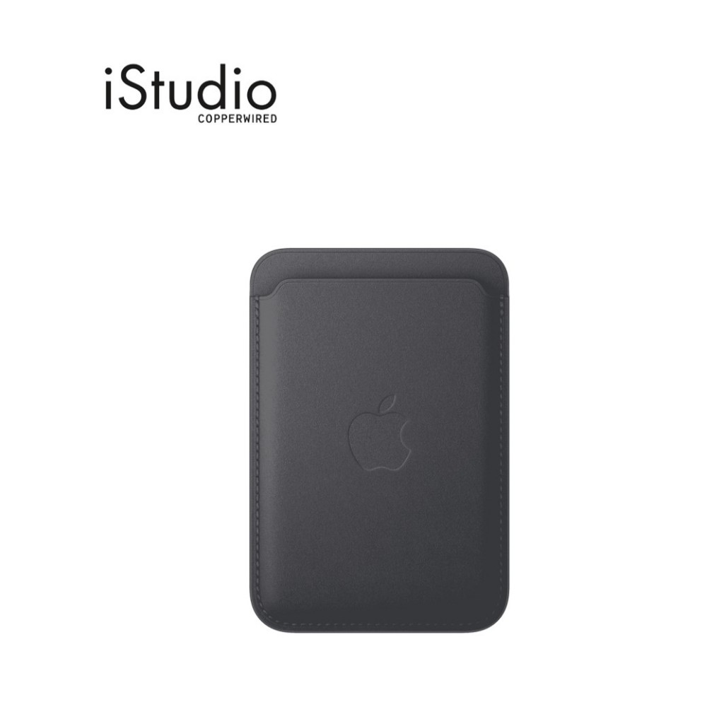 Apple FineWoven Wallet MagSafe iPhone 16 - Black I iStudio by copperwired