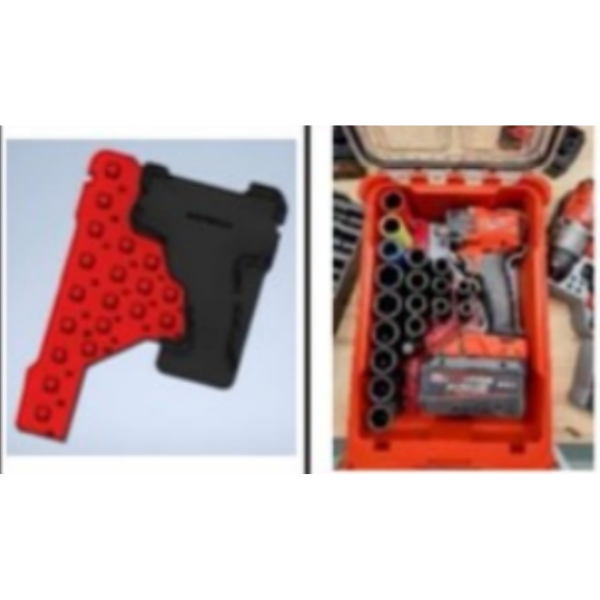 3D Print รุ่น MP-0008 ถาด3D สำหรับรุ่น M18FMTIW2F12-0 For PACKOUT 8435