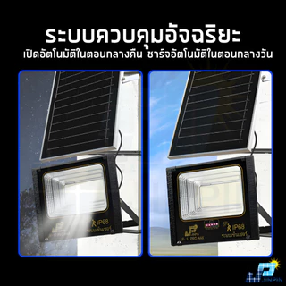 รุ่นใหม่ ไฟโซลาเซลล์ ระบบเซ็นเซอร์ 17 Pro Max 425 LED ไฟพลังงานแสงอาทิตย์ แสงไฟสีขาว พร้อมส่ง