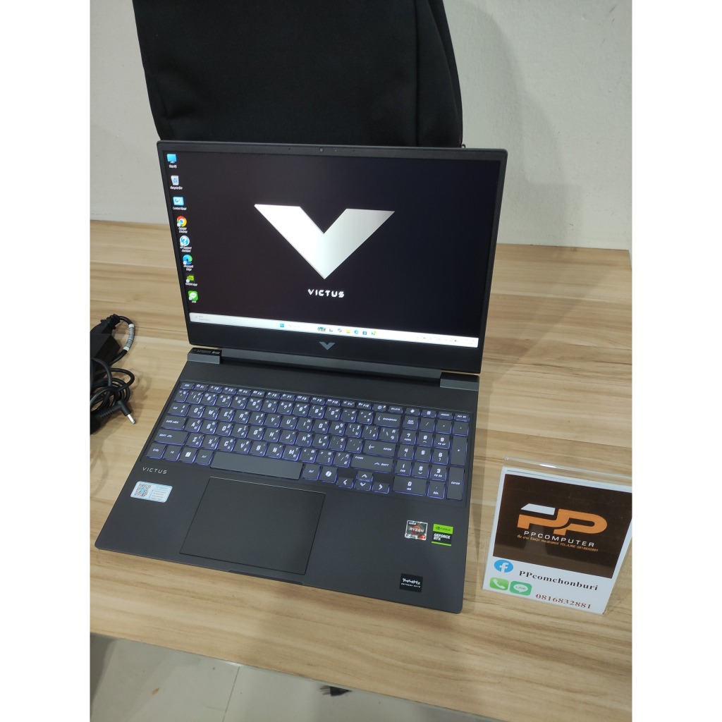 💻 โน๊ตบุ๊ค HP VICTUS RTX4050 อายุ 4 เดือน เล่นเกมส์แรงๆ