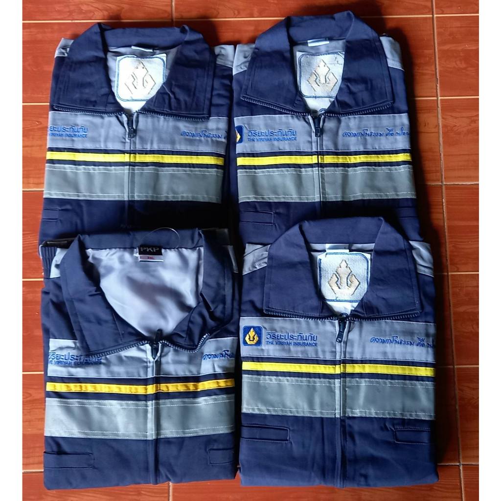 ของใหม่ มือ1 ชุดทำงาน เสื้อแจ็คเก็ตแขนยาว วิริยะประกันภัย เสื้อยูนิฟอร์ม Uniform ชุดพนักงาน