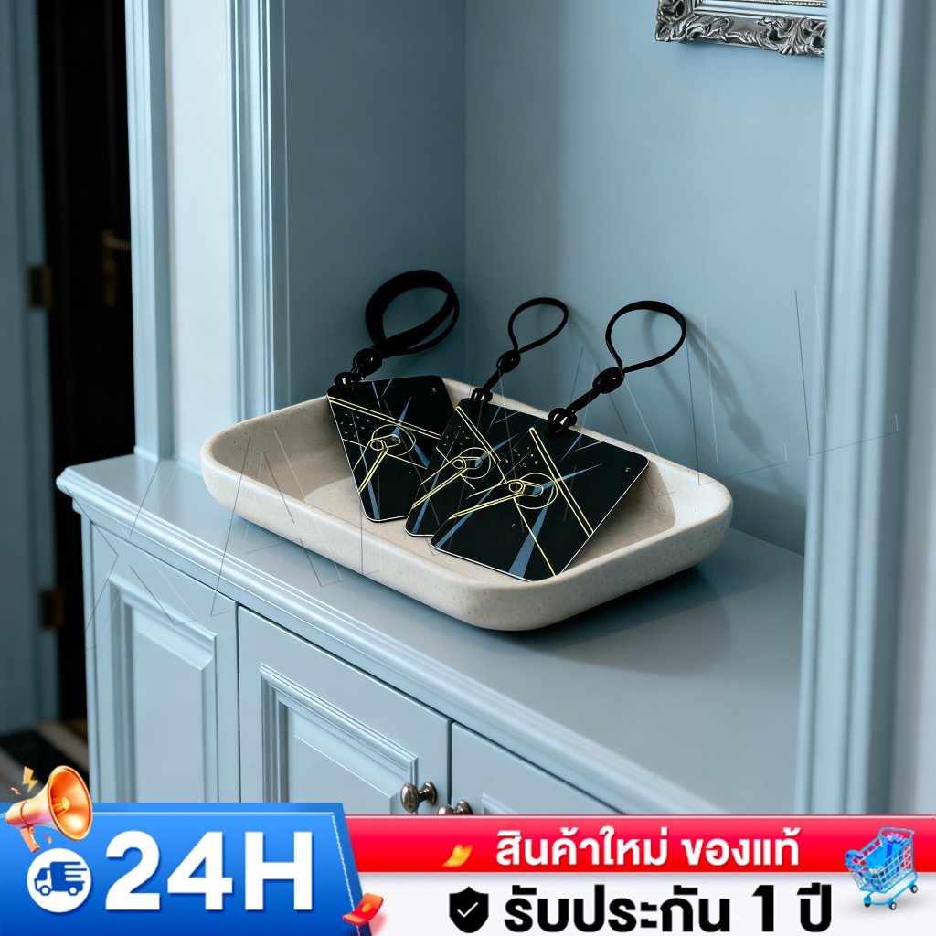พวงกุญแจคีย์การ์ด RFID ความถี่ 13.56 MHz — แบบบาง / แบบหนา — IC (เขียนทับไม่ได้)