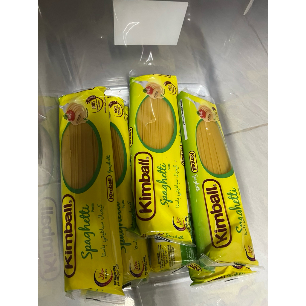 สปาเก็ตตี้kimball เส้นนุ่มอร่อยมากขนาด400กรัม(พร้อมส่ง)