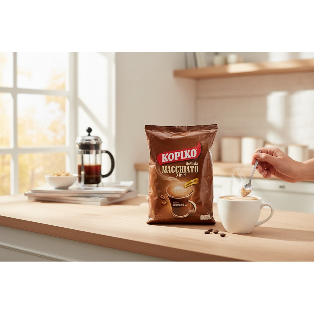 Kopiko Macchiato 3 in 1 โกปิโก้ มัคคิอาโต (20ซอง*24กรัม)(480กรัม)