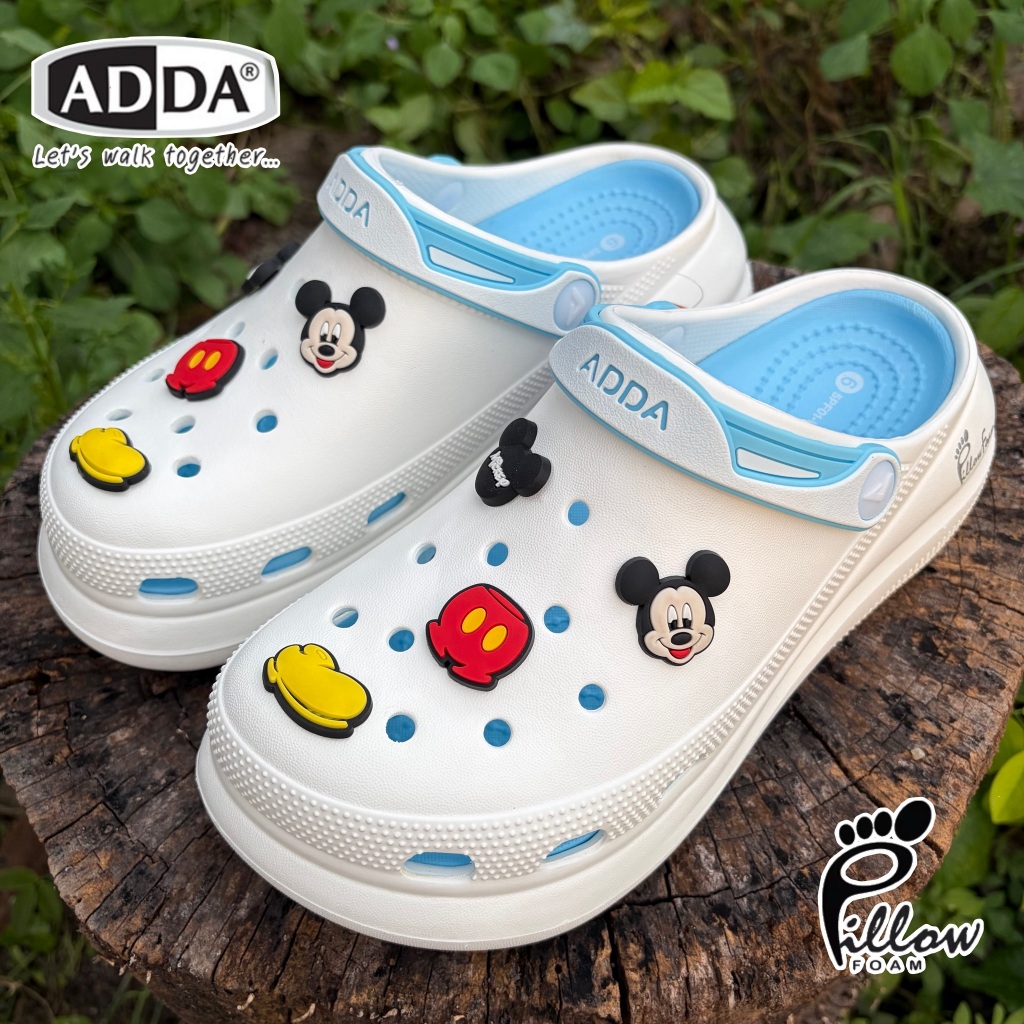 ADDA รองเท้าหัวโต สูง2.5นิ้ว รุ่น 59G01 ขนาด 4-7 พร้อมส่ง!!