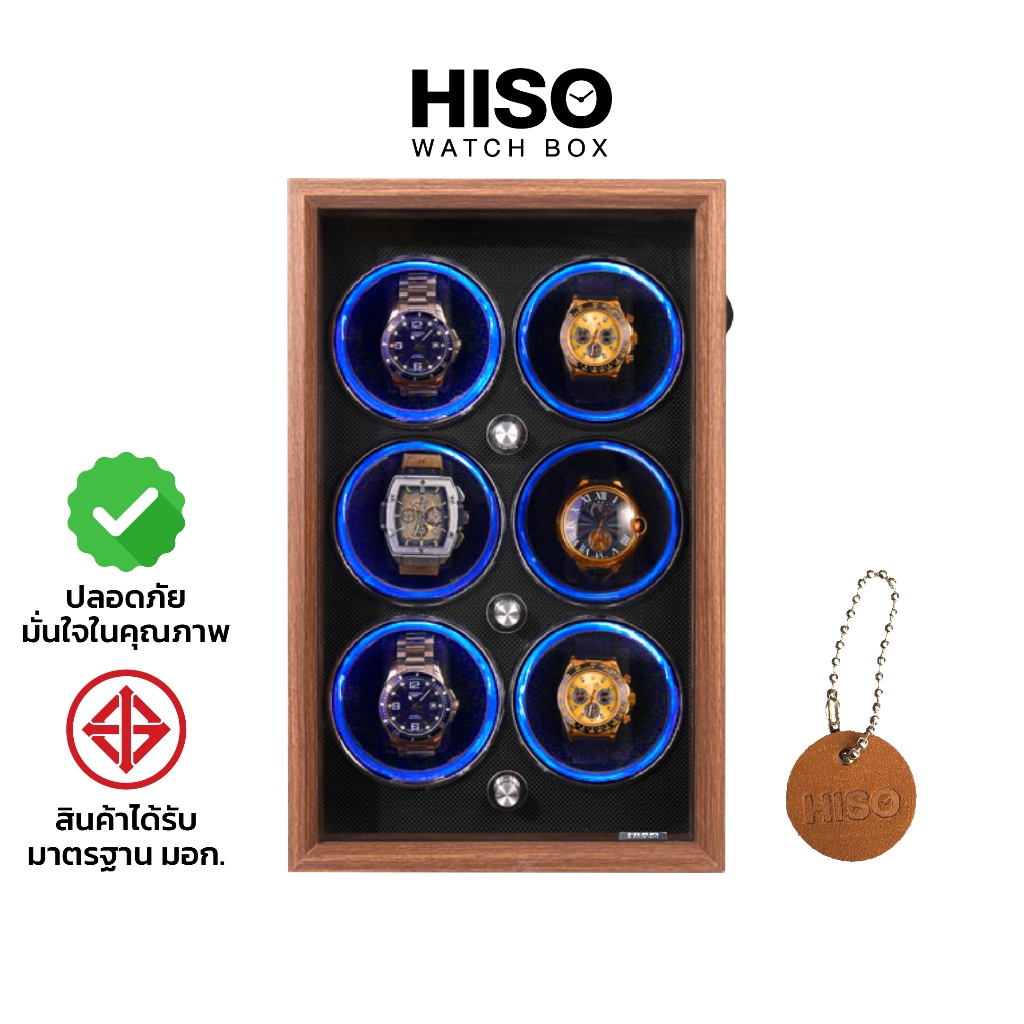 เครื่องหมุนหน้าตรงโชว์นาฬิกา AUTO รุ่น VT6-E