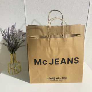 ถุงช็อป MC JEANS พร้อมโบว์และริบบิ้น