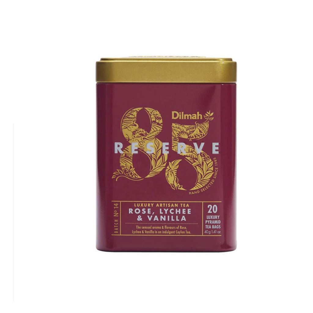 Dilmah 85 Reseve Peppermint&Cinnamon/Rose lychee&vanilla/Ceylon Green Tea Mint/Earl Grey&Vanilla/Roy