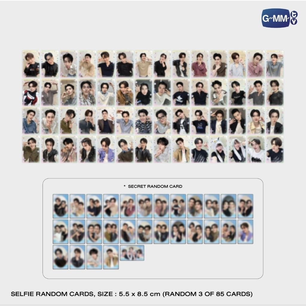 พร้อมส่ง อ่านรายละเอียกก่อนกดสั่งนะค่ะ โฟโต้การ์ดเซ็ตภาพ  GMMTV POPUP STORE IN NAGOYA 2025