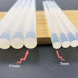 กาวแท่ง 7mm/11mm กาวแท่งร้อน คุณภาพดี ติดแน่นหนึบ ใยน้อย ไม่ฉุน มี2ขนาด นยิงกาวร้อน
