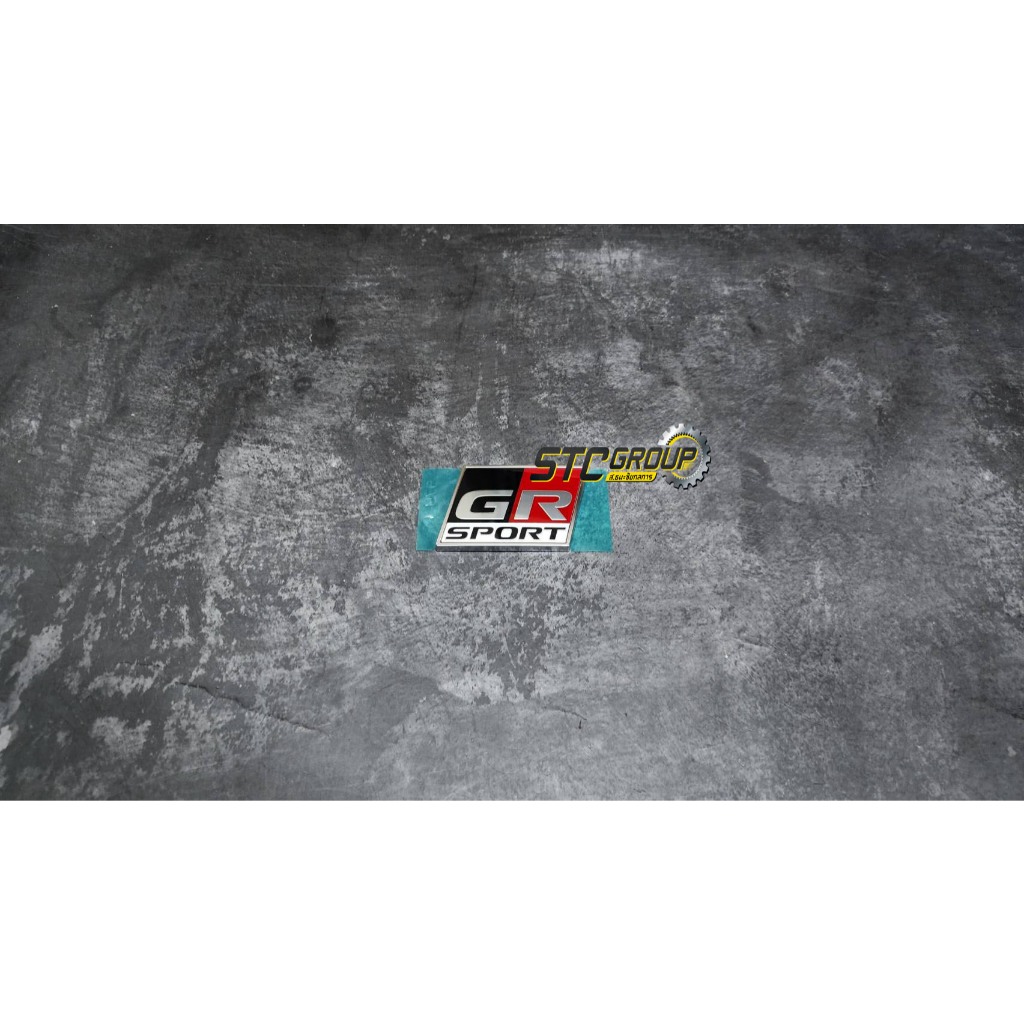โลโก้ GR SPORT โลหะ ขนาด 5.5 x 4 cm ( Toyota แท้ศูนย์ 100% ) GR Sport ทุกรุ่น