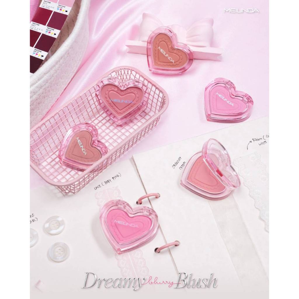 MC 5109 Meilinda dreamy blush 2.8g Meilinda เมลินดา ดรีมมี่ บลัช 2.8ก. 03 บัดดี้ บราวน์