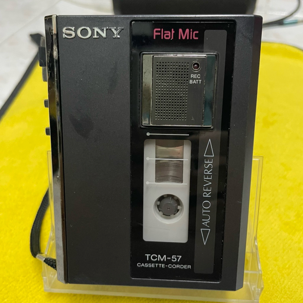 เครื่องเล่นเทป sony tcm 57 ใช้งานได้