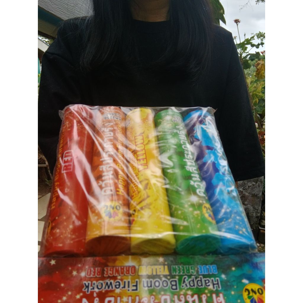 แท่งสี ยกแพค 5 สี สร้างหมอกสีนานกว่า 60 วิ