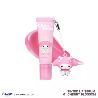 Charmiss Blooming Heart Tinted Lip Serum 8g. เซรั่มกลอสหัวโดนัท สุดน่ารัก พร้อมพวงกุญแจตุ๊กตา