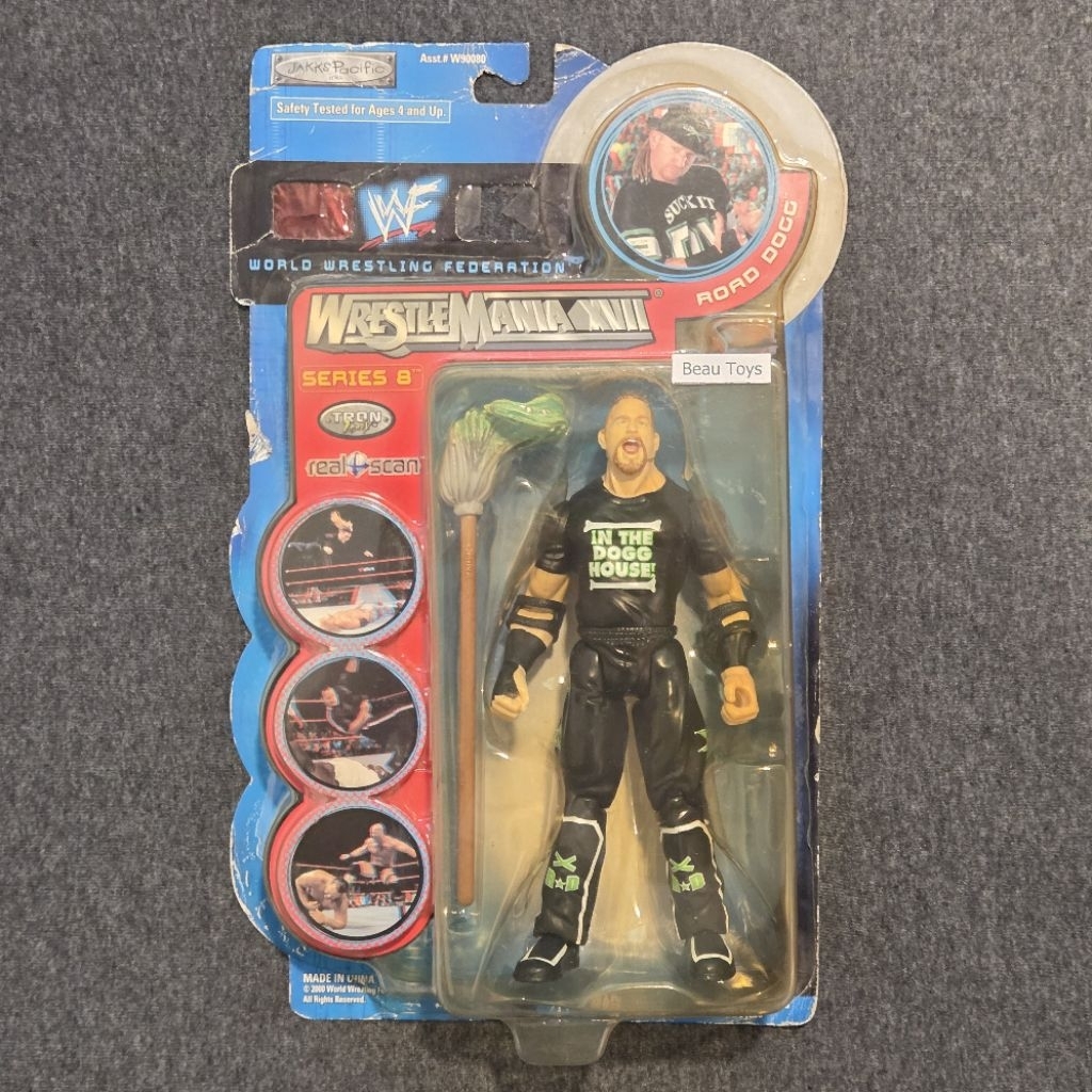 (ของแท้💯🇯🇵)WWF Wrestling SERIES 8 "ROAD DOGG" Action Figure (มือ1)🔴🟠🟢