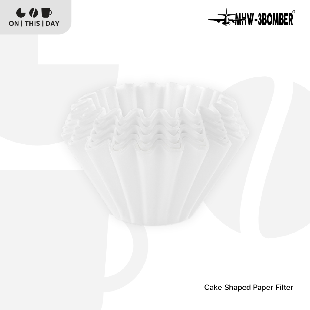 MHW-3BOMBER Cake Shaped Paper Filter กระดาษกรองกาแฟ 155 / 185
