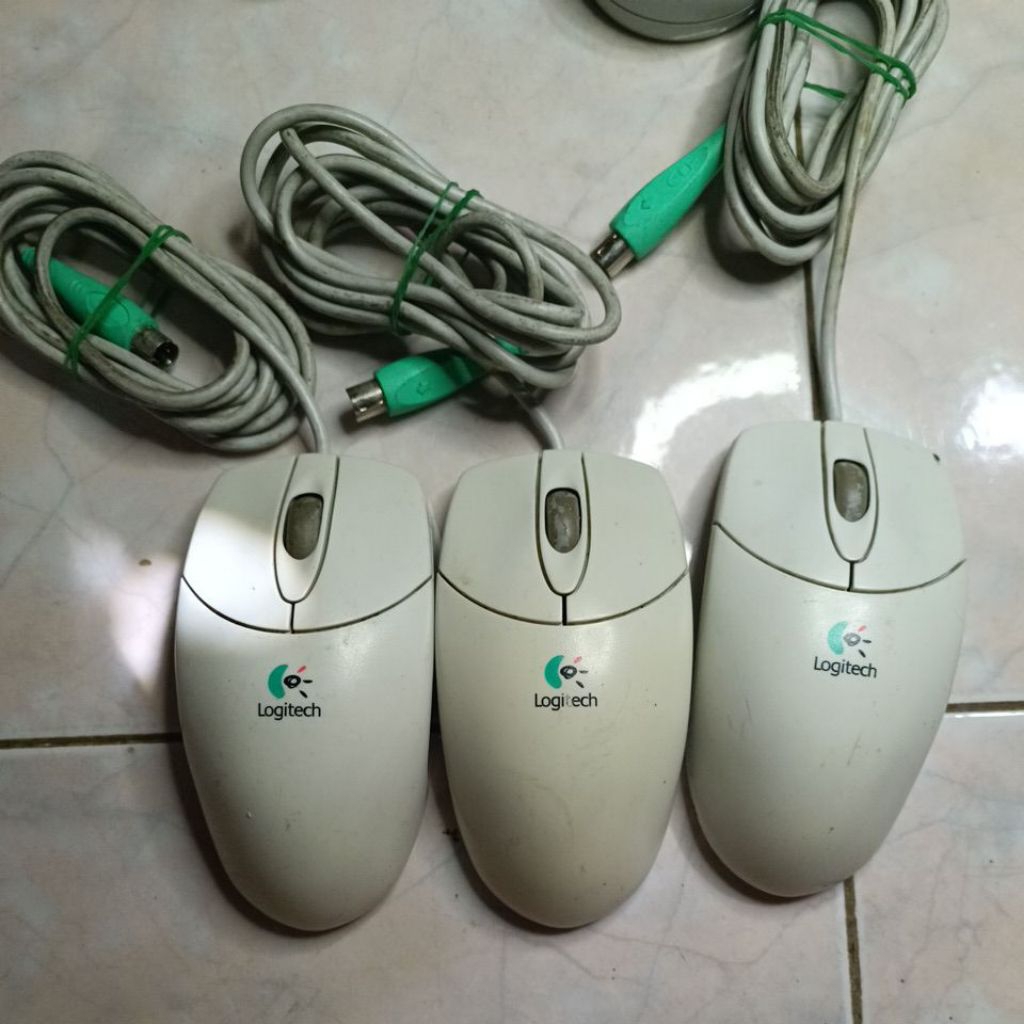 เมาส์ ps2 serial mouse มือสอง สำหรับสะสม