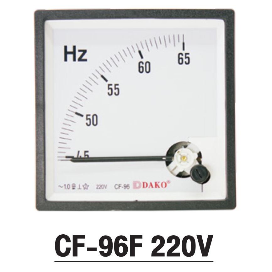 CF-96F มิเตอร์วัดความถี่ 45-65Hz (96*96mm.) ″DAKO″