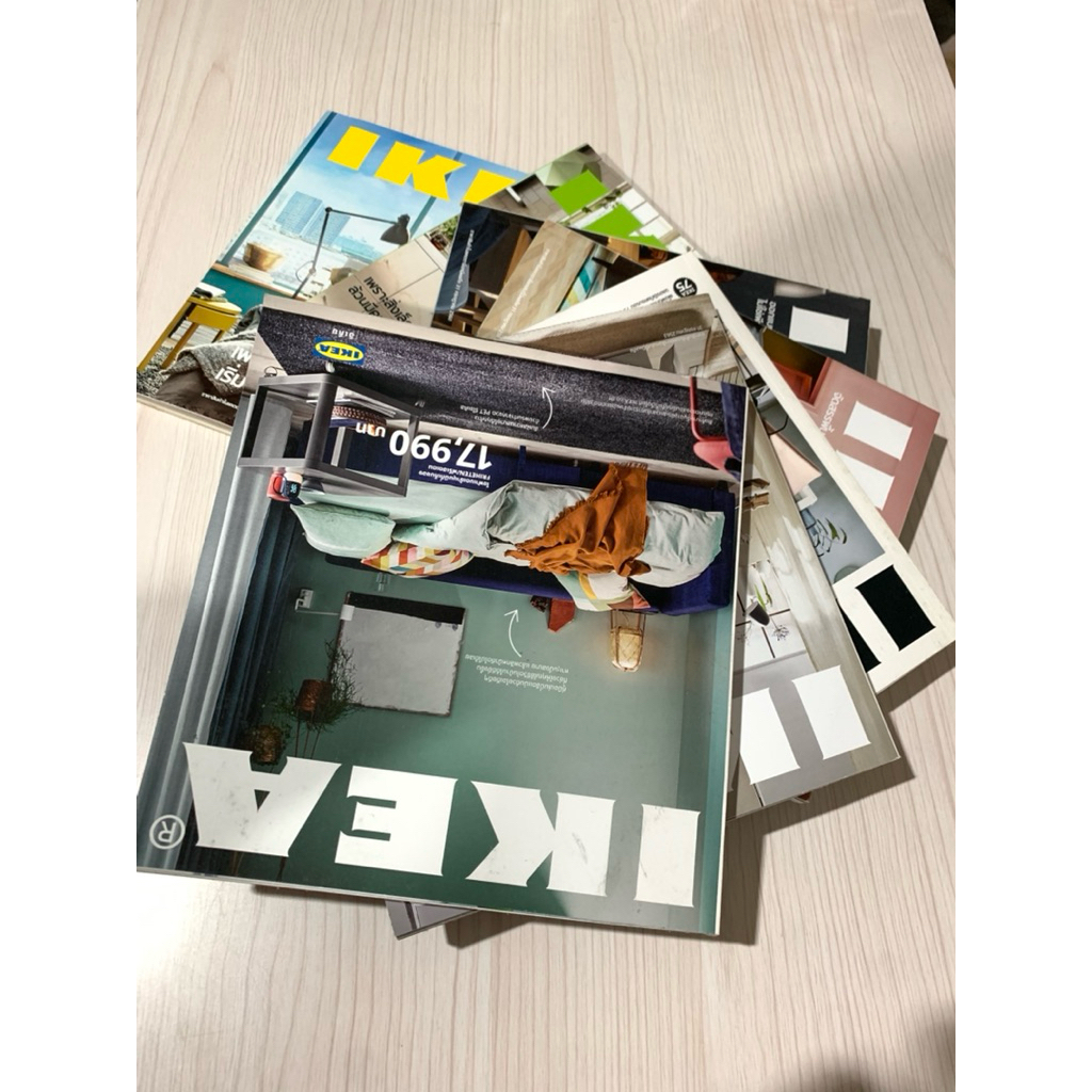 Ikea thailand catalogue 2015-2021 มือ2 ฉบับภาษาไทย  สภาพดี 7 เล่ม