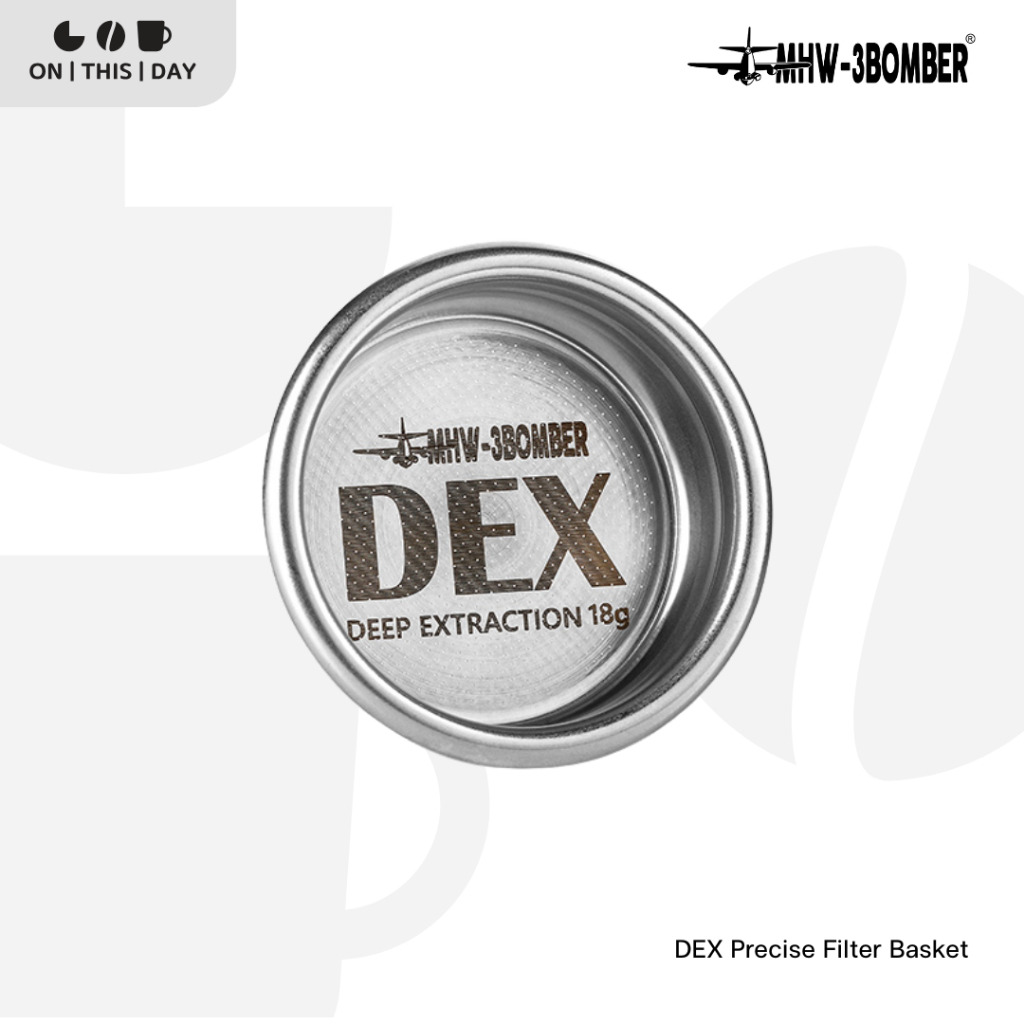 MHW-3BOMBER DEX Precise Filter Basket ตะแกรงชงกาแฟ ขนาด 58.5 mm