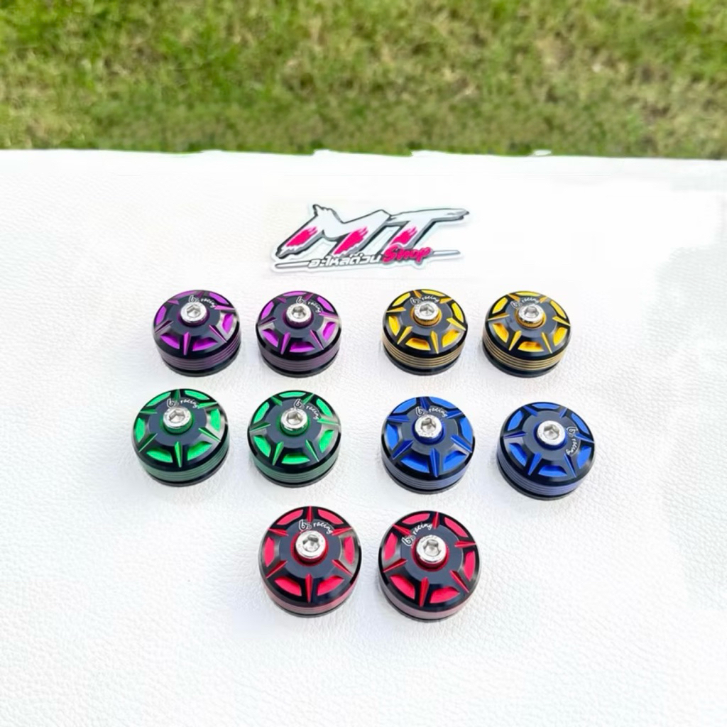 🎉🎉 อุดปลายแฮนด์GIORNO CLICK160 ตรงรุ่น สีทูโทน 63เรสซิ่ง