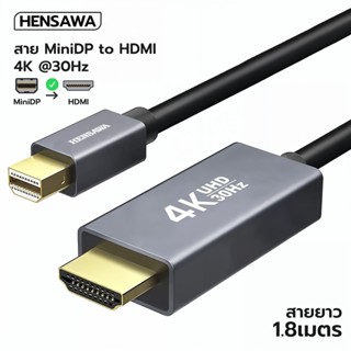 HENSAWA รุ่น VC740 สาย Mini DisplayPort to HDMI สายสัญญาณ รอ…