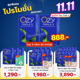 โอซี ทริปเปิ้ล เอส Ozy Dtx คอลโรฟิลล์ หนิง ปณิตา ผลิตภัณฑ์อาหารเสริม