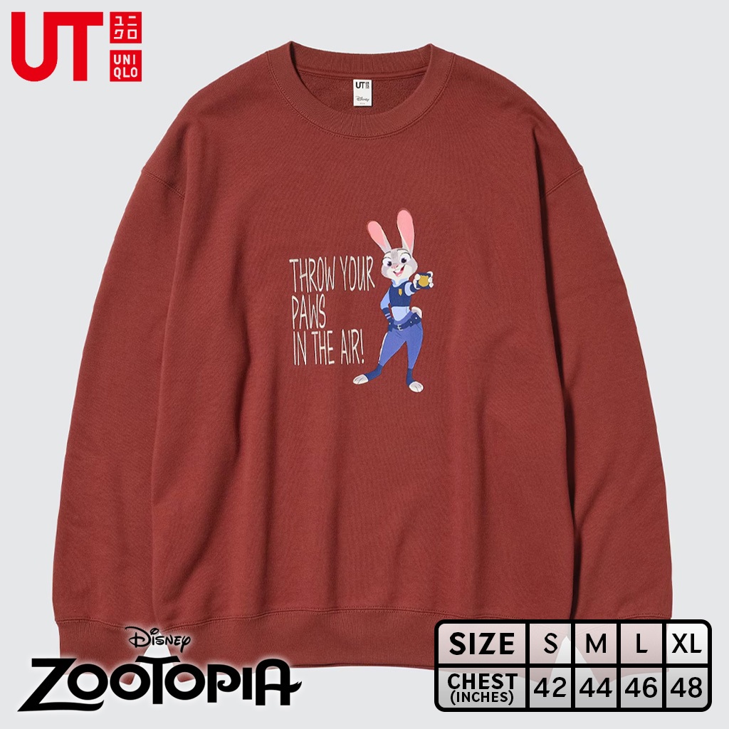 เสื้อสเวตแขนยาว Uniqlo UT - Zootopia 0729