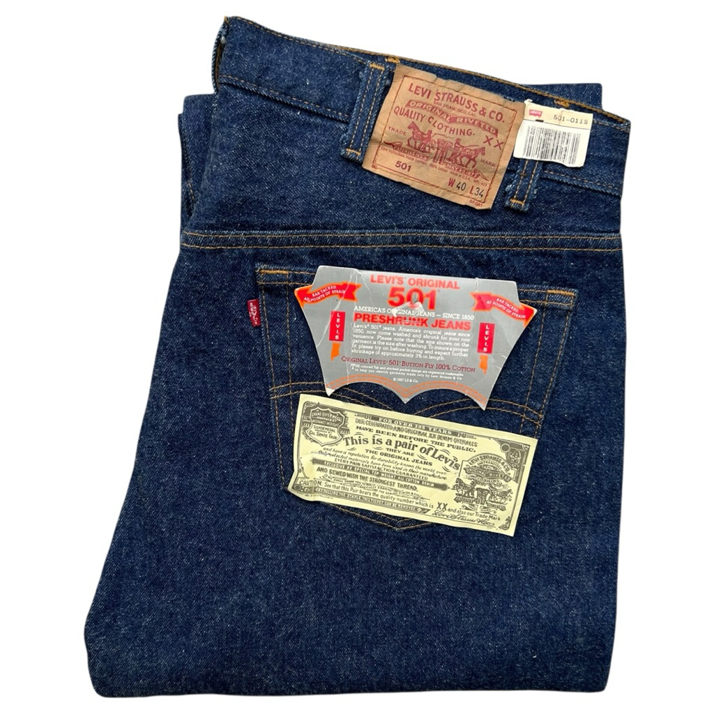 Vintage 80s’ Levi’s 501-0115 Deadstock USA 🇺🇸 ก้านดำ ( ของแท้ 💯 % )