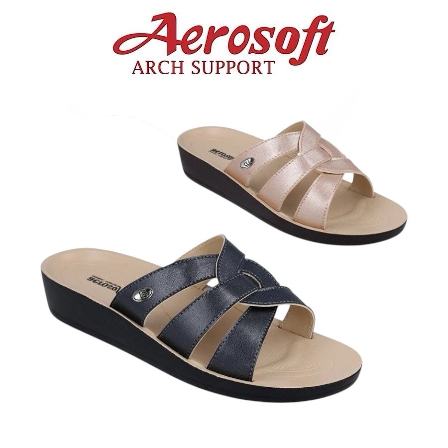 LA70A1 Aerosoft รองเท้าแตะแบบสวมผู้หญิง 35-41