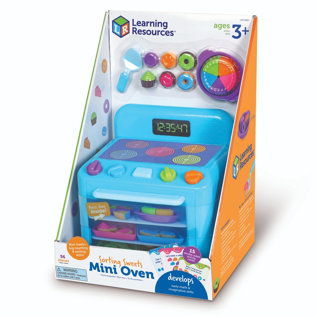 [3+] Sorting Sweets Mini Oven เตาอบมินิ เรียนรู้การแบ่งแยกของหวาน