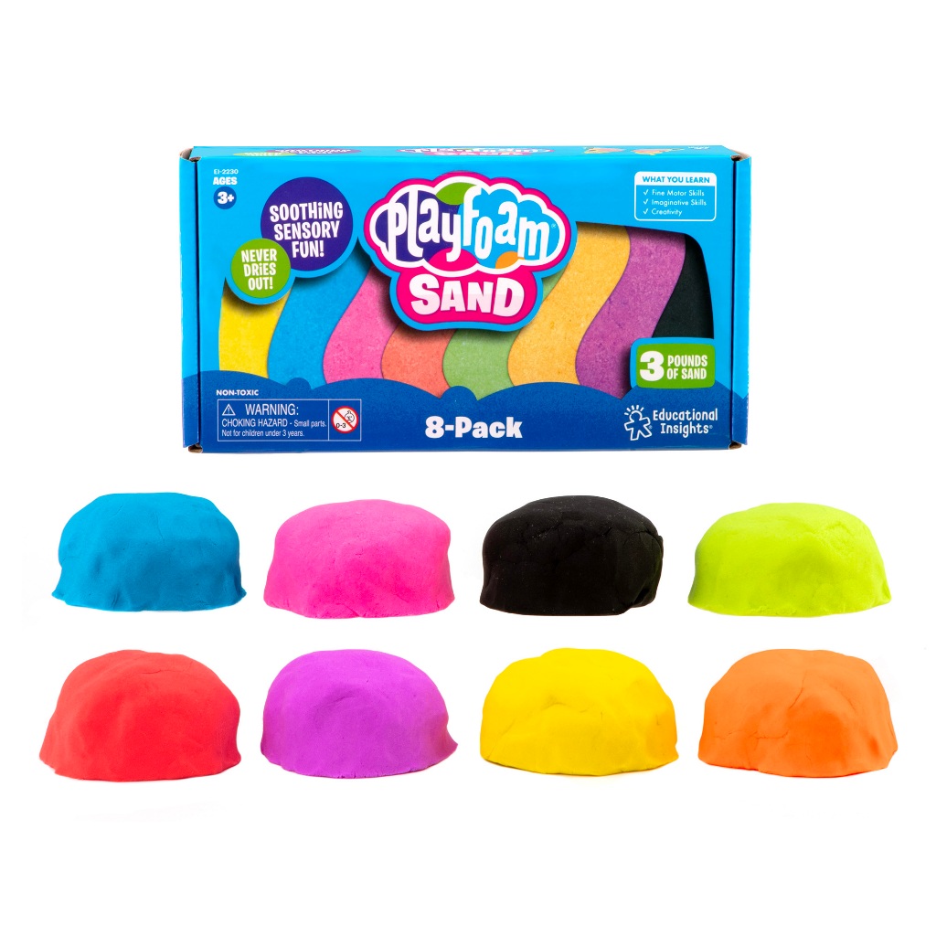 [3+] Playfoam® Sand 8-Pack ชุดเพลย์โฟมแซนด์