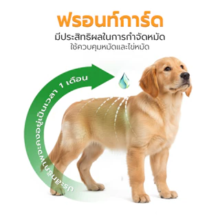 Frontguard ยาหยอดเห็บหมัดสุนัข กำจัดเห็บ หมัด ไข่หมัด ใช้ง่าย สำหรับสุนัข
