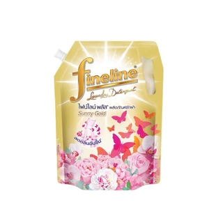 ไฟน์ไลน์ พลัสทอง ซันนี่โกลด์ (ผลิตภัณฑ์ซักผ้า) Fineline Plus ขนาด 1200-1250 มล. [แพ็ก 2 ถุง]