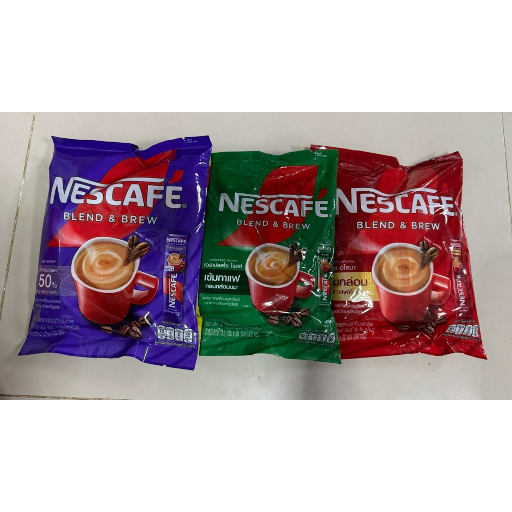 เนสกาแฟ3in1 16,18,20ซอง มีให้เลือกหลายรสชาติ