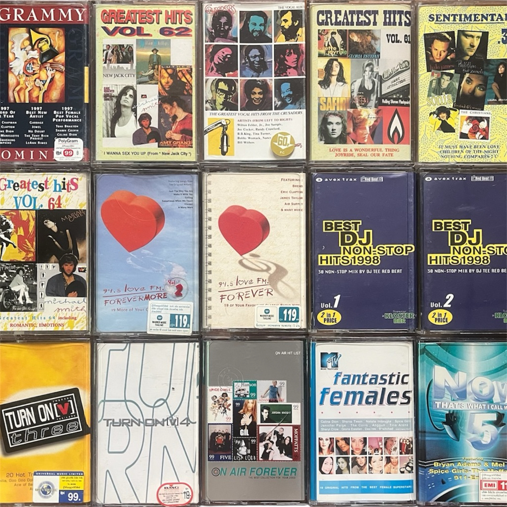 Greatest Hits รวมเพลงฮิต สากล  / Cassette Tape / รวมเพลงฮิต Greatest Hits ,Top Of The Chart Hits / ม
