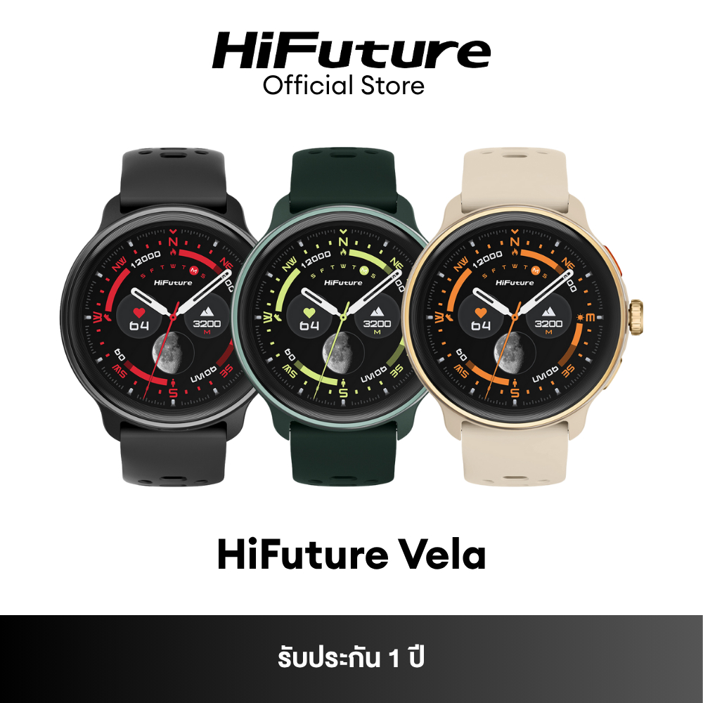 HiFuture Vela สมาร์ทวอทช์ มีฟีเจอร์ AI หน้าจอ AMOLED 1.43 นิ้ว