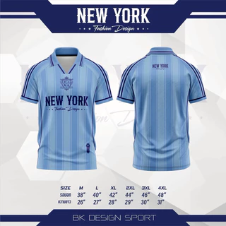 เสื้อกีฬาพิมพ์ลายNewYorkคอปก ดูดีมีสไตล์สุดๆ สวมใส่ได้ทั้งผู้ชาย ผู้หญิง ผ้านิ่มใส่สบายสุดๆ (NY151168)
