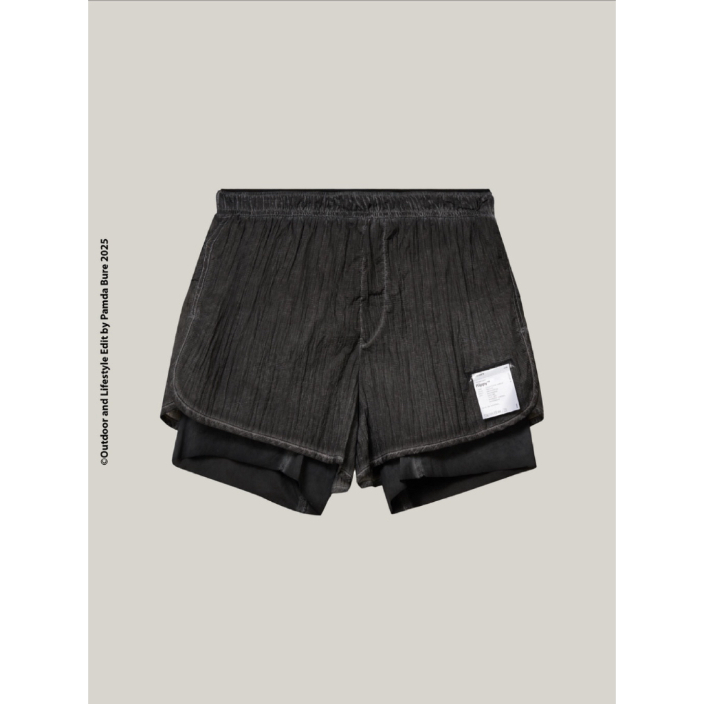 🚩Satisfy Rippy 3” Shorts Aged Black