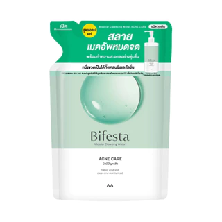 บิเฟสต้า ไมเซล่า เคลนซิ่ง วอเตอร์ แอคเน่ แคร์ ชนิดถุงเติม 360 มล. / Bifesta Micellar Cleansing Water Acne Refill 360 ml.
