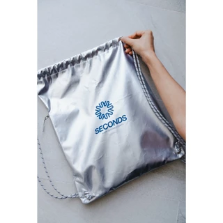 SECONDS Drawstring Bag กระเป๋าเชือกรูด