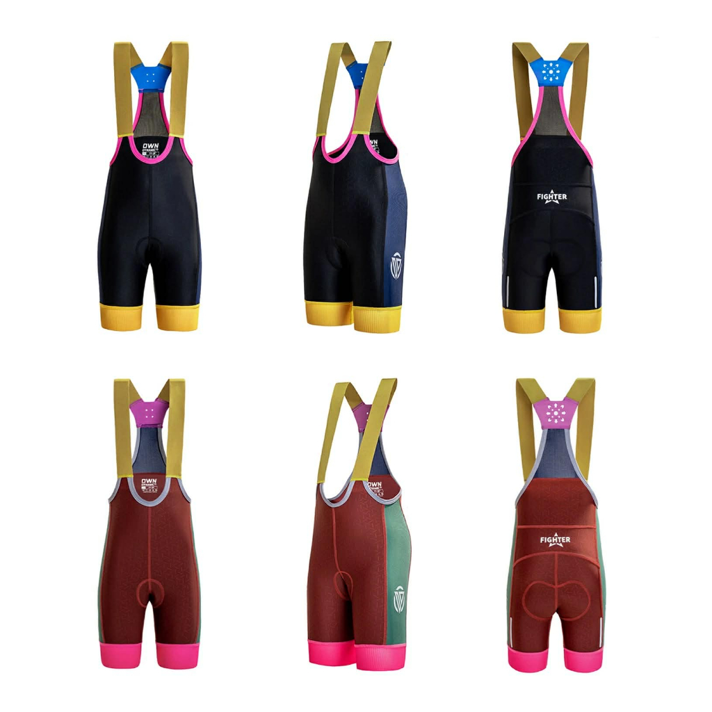 เอี๊ยมจักรยานเด็ก Own Dynamic OD FIGHTER No pain no gain Kid Cycling Bib