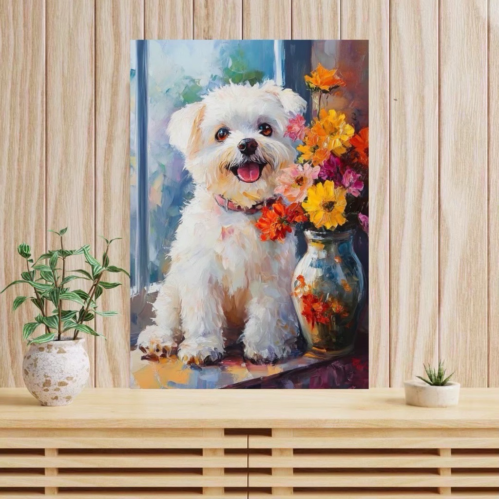 Dog painting V1 รูปที่ 5