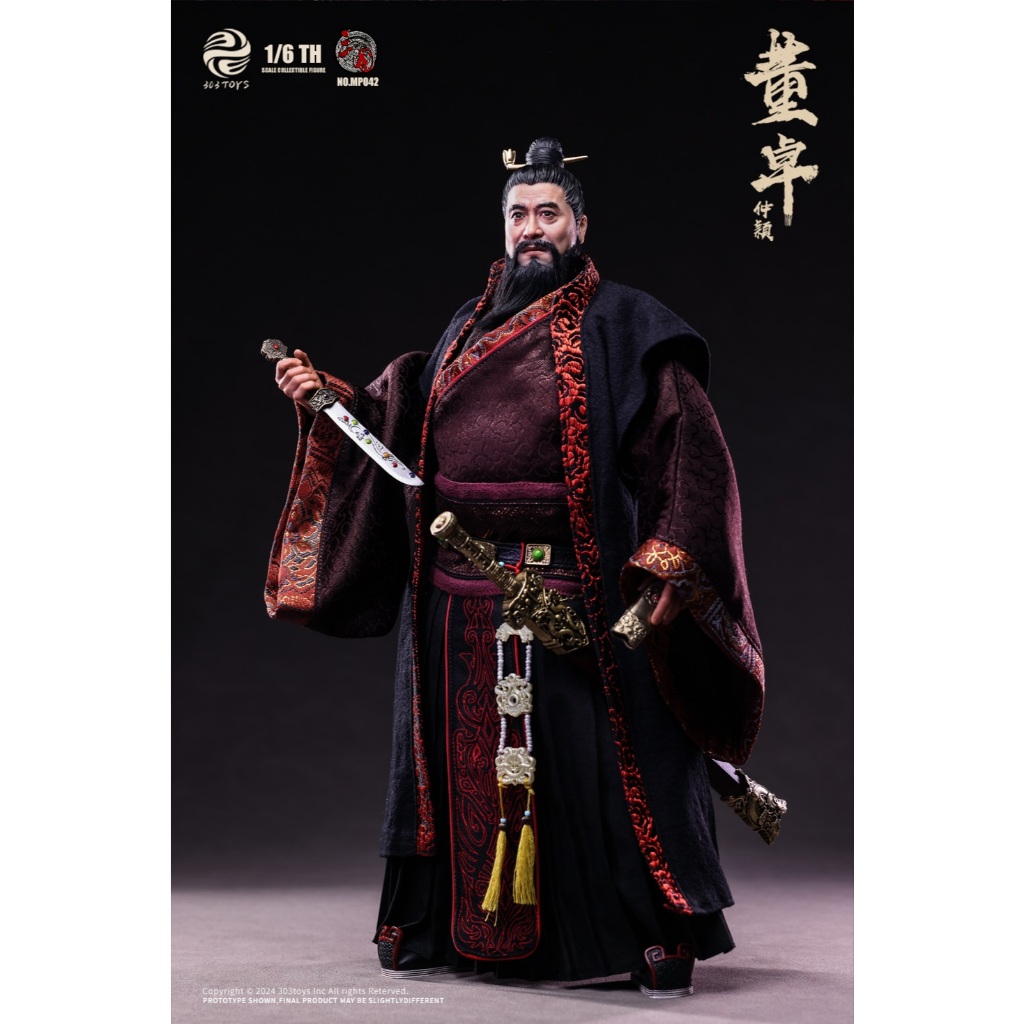 303TOYS 1/6 Three Kingdoms Grand Tutor Dong Zhuo Zhongying MP042