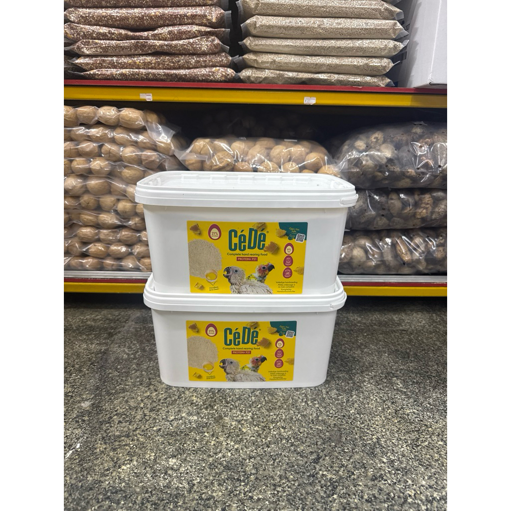 Cédé Hand Rearing Food อาหารลูกนกแบบป้อน สูตรโปรตีน 21% (3kg.)