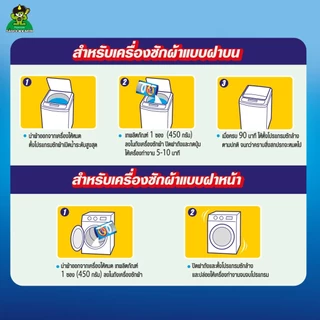 [ ผ่าน อย.ของแท้ 100% เจ้าเดียวในไทย ] Sandokkaebi ซันโดแกบิ ผงล้างถังเครื่องซักผ้า ขนาด 450 กรัม แพ็ค x3