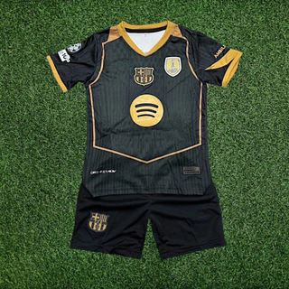 ชุดเตะบอลเด็กเสื้อแขนสั้นพร้อมกางเกงขาสั้นเด็กผู้ชายและผู้หญิงมีหลายสีหลายไซส์สินค้ามีพร้อมส่ง