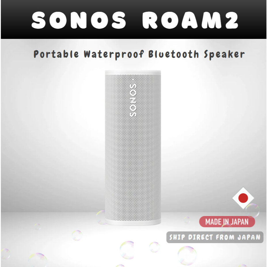 SONOS Roam 2 Portable Waterproof Bluetooth Speaker ลำโพงกันน้ำพกพา เสียงทรงพลังจากญี่ปุ่น
