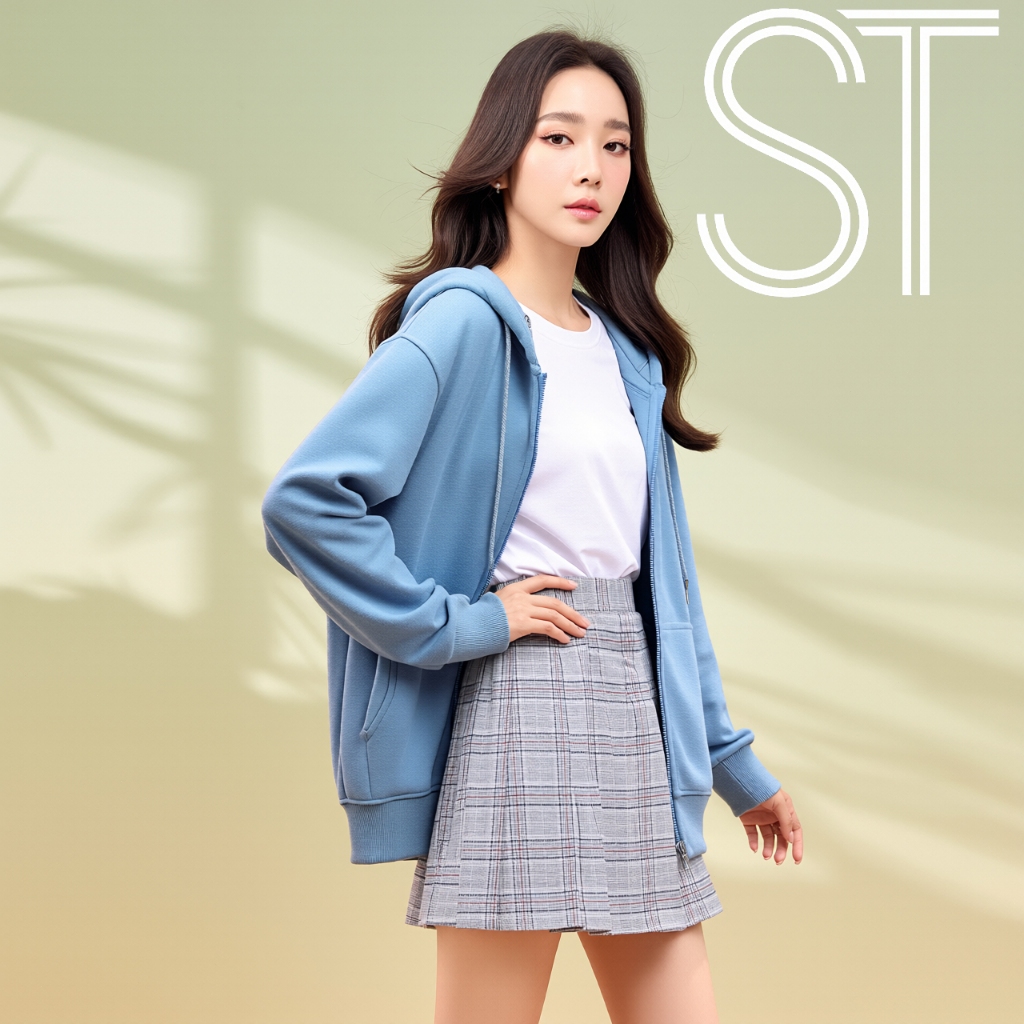 【ส่งตรงไทย】เสื้อฮู้ด Vlone คู่รัก ✦ กันลม 2 โหมด ✦ ผ้าแถมฟลีซ นุ่มหนา ใส่หลวม สีเรียบ unisex